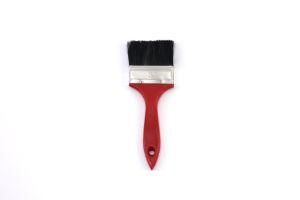 3&prime;&prime; Black Brush Wire Red Wooden Handle Paint Brush Set