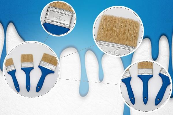 Factory Low Price Hair Decorative Wall Paint Brush