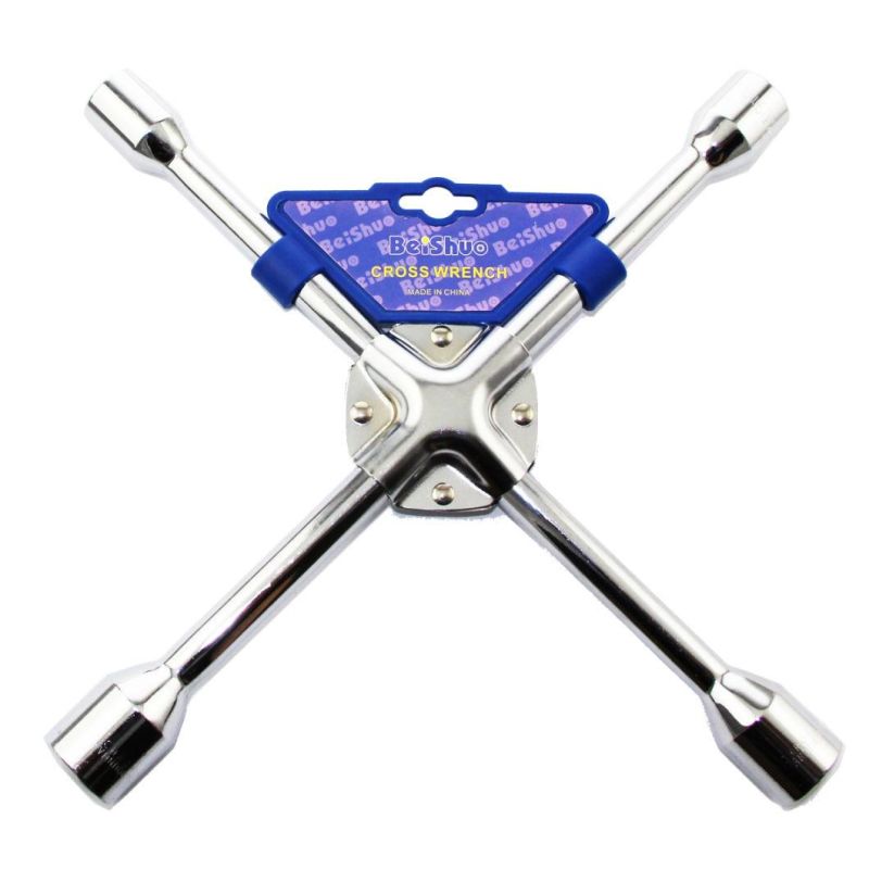 Cross Rim Socket Wrench with Chrome Plated