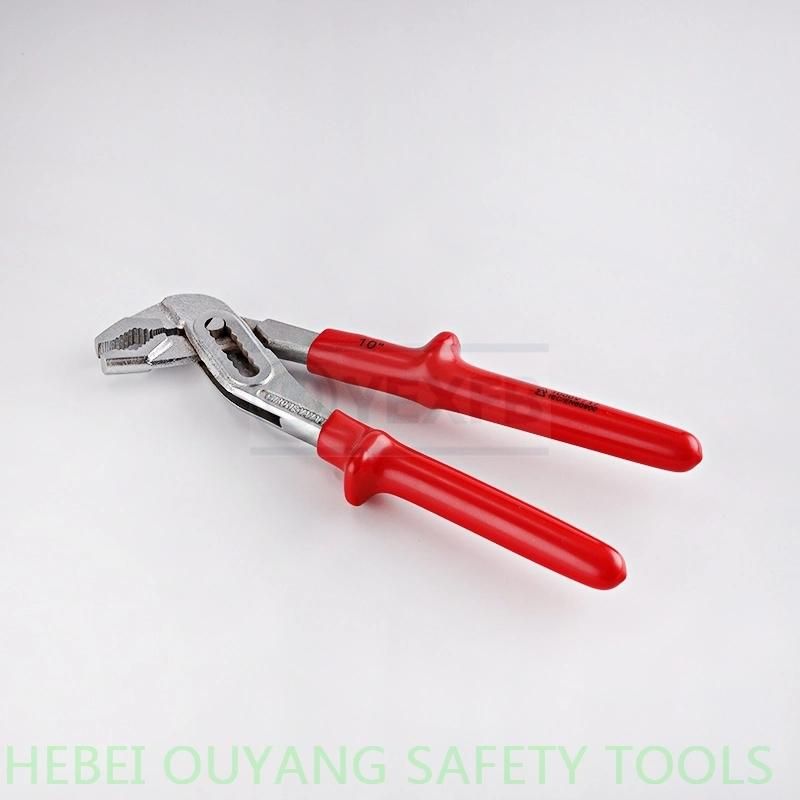 VDE 1000V Insulated Hand Tools 10" Water Pump Pliers, IEC/En60900