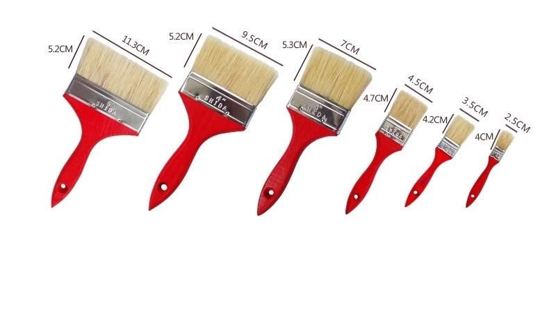 2 Inch Wooden Handle 4inch Painting 6 Inches Paint Brush