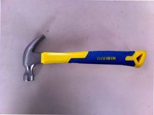 OEM Customization Factory Machine Forging Claw Hammer with Fiberglass Handle