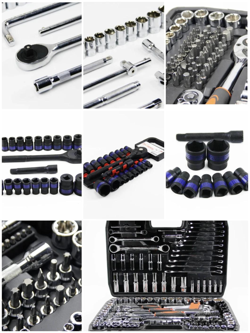 DIY Level 151PCS CRV Adjustable Ratchet Socket Screwdriver Bit Hand Tool Ratchet Wrench Socket Repair Tools for Industry Socket