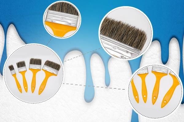 Factory Price Plastics Handle Paint Brush for Painters