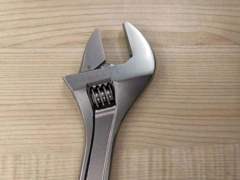 6′′/8′′/10′′/12′′ Bigger Jaw Opening Adjustable Wrench, OEM Adjustable Spanner