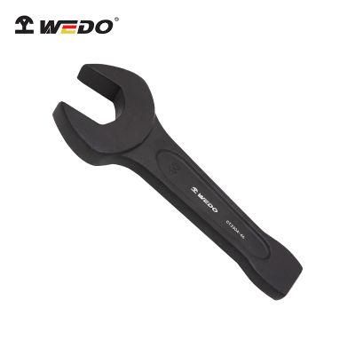 WEDO Striking Open Wrench Strong Torque Labor Saving Black-Spray on Surface 40cr Slogging Open Spanner