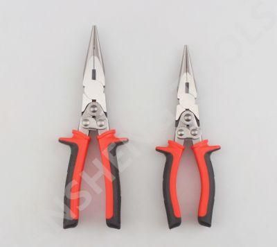 7&quot;, 8&quot;, Made of Cr-V, Fine Polish, TPR Handles, Compound Labor-Saving Pliers, Compound Long Nose Pliers, Long Nose Pliers, Pliers