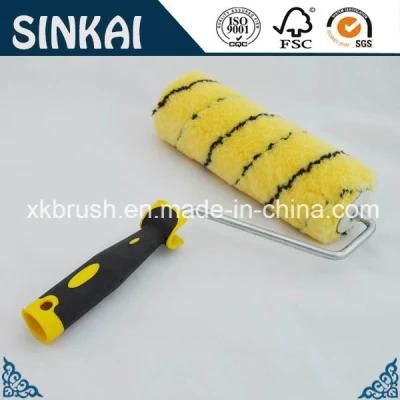 Roller Paint Brush with Rubber Handle