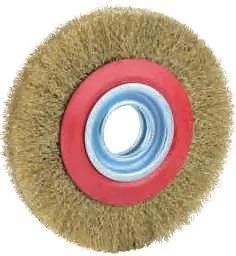Crimped Wire Wheel Brushes-Wide for Deburring