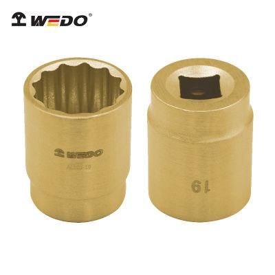 Wedo Best Selling Aluminium Bronze Non Sparking 3/8&prime;&prime; Socket