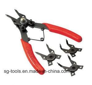 4 Purchase Snap Ring Plier with 4 Heads Changeable