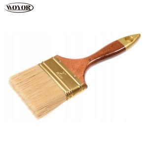 Wholesale Price Nylon Polyester Quality Wood Handle Paint Brush Painting Tools