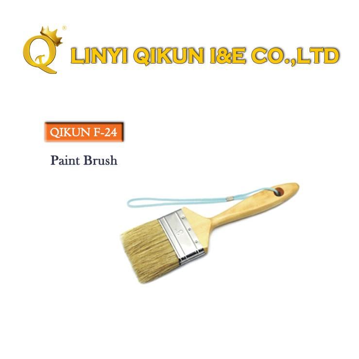 F-18 Hardware Decorate Paint Hand Tools Painted Wooden Handle White Bristle Paint Brush