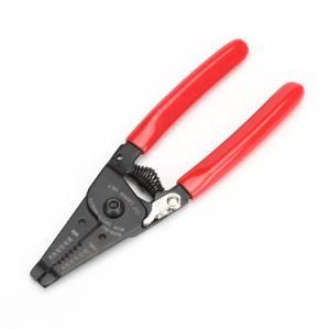 Electric Core Cable Wire Stripper for AWG30-20 with Red Soft Rotary Handle