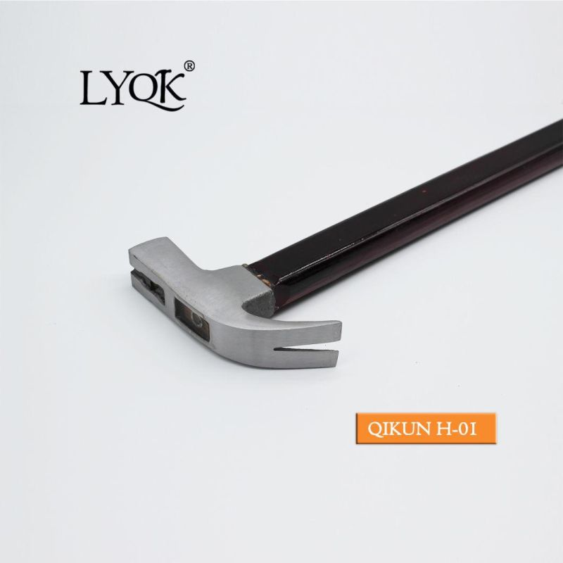 H-01 Construction Hardware Hand Tools Mirror Polished Carbon Steel Claw Hammer