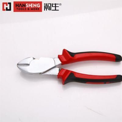 7&quot; Made of Carbon Steel, Chrome Vanadium Steel, Professional Hand Tool, Big Head Diagonal Cutting Pliers