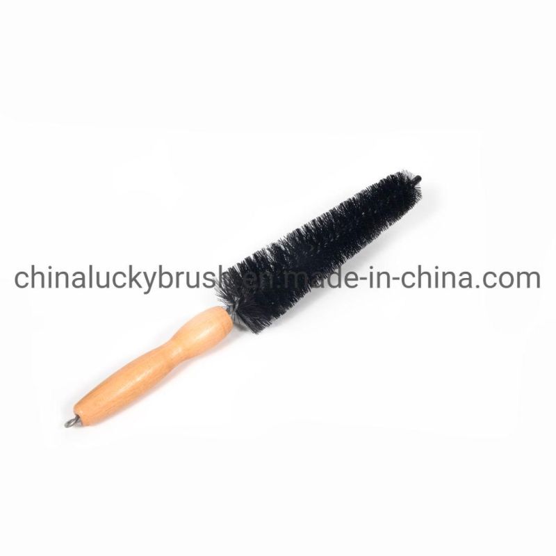 Wooden Handle Nylon Wire Cleaning Brush/Wood Steel Wire Cleaning or Polishing or Rust Removal Deburring Brush (YY-673)