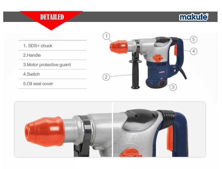 Makute Demolition Hammer Breaker 38mm with High Quality