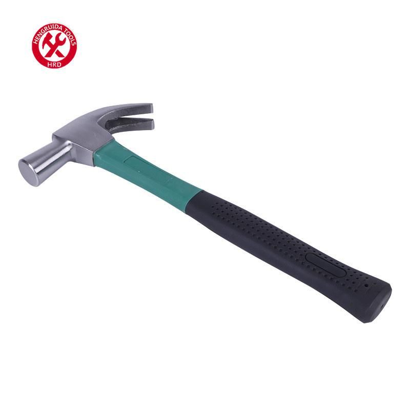 Claw Hammer with Half Plastic Handle