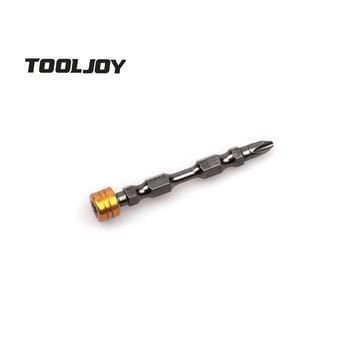 Universal 1/4&quot; Hex Shank 65mm S2 Material pH2 Double Head Impact Screwdriver Bit with Magnetic Ring