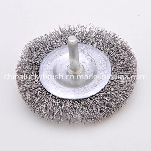 3" Steel Wire Wheel Brush with Shaft (YY-058)