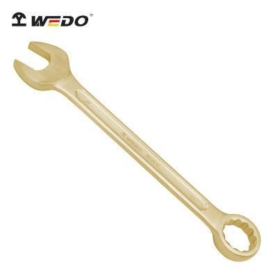 WEDO Hot Sale Wrench Aluminium Bronze Non-Sparking Combination Spanner Metric &amp; Imperial