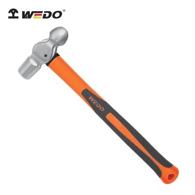 WEDO Stainless Ball Pein Hammer Corrosion Resistant Rust Proof Durable Fiberglass Handle