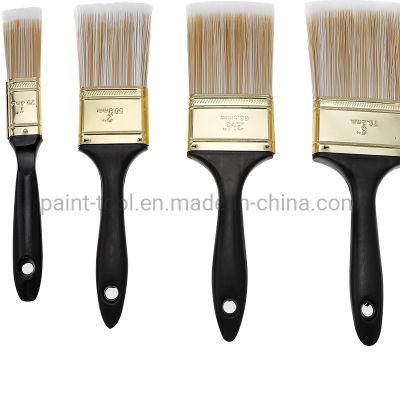 Competitive Paint Brushes with Long Handle with Synthetic Filaments