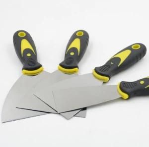 High Quality Stainless Steel Putty Knife with Rubber Handle