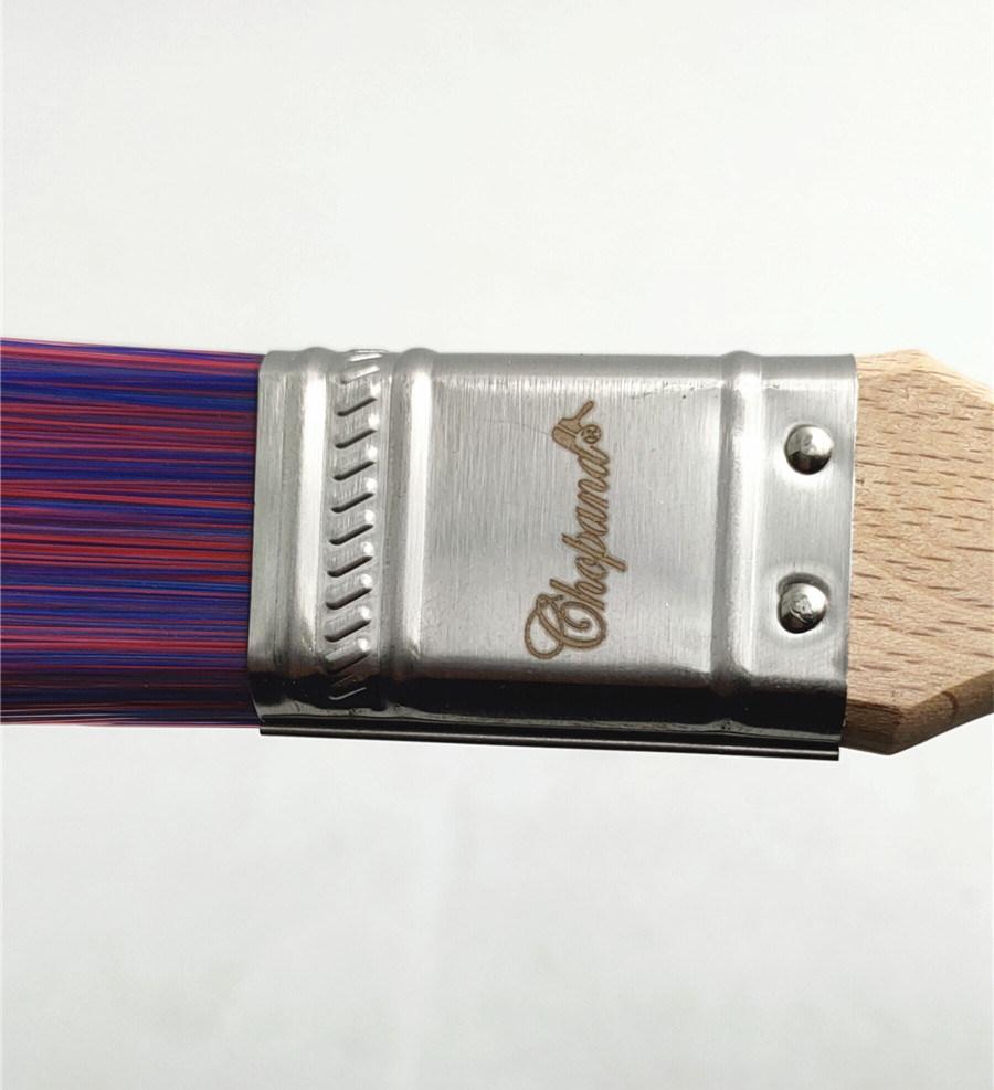 Nylon Paintbrush China Yellow Wooden Handle Paint Brush