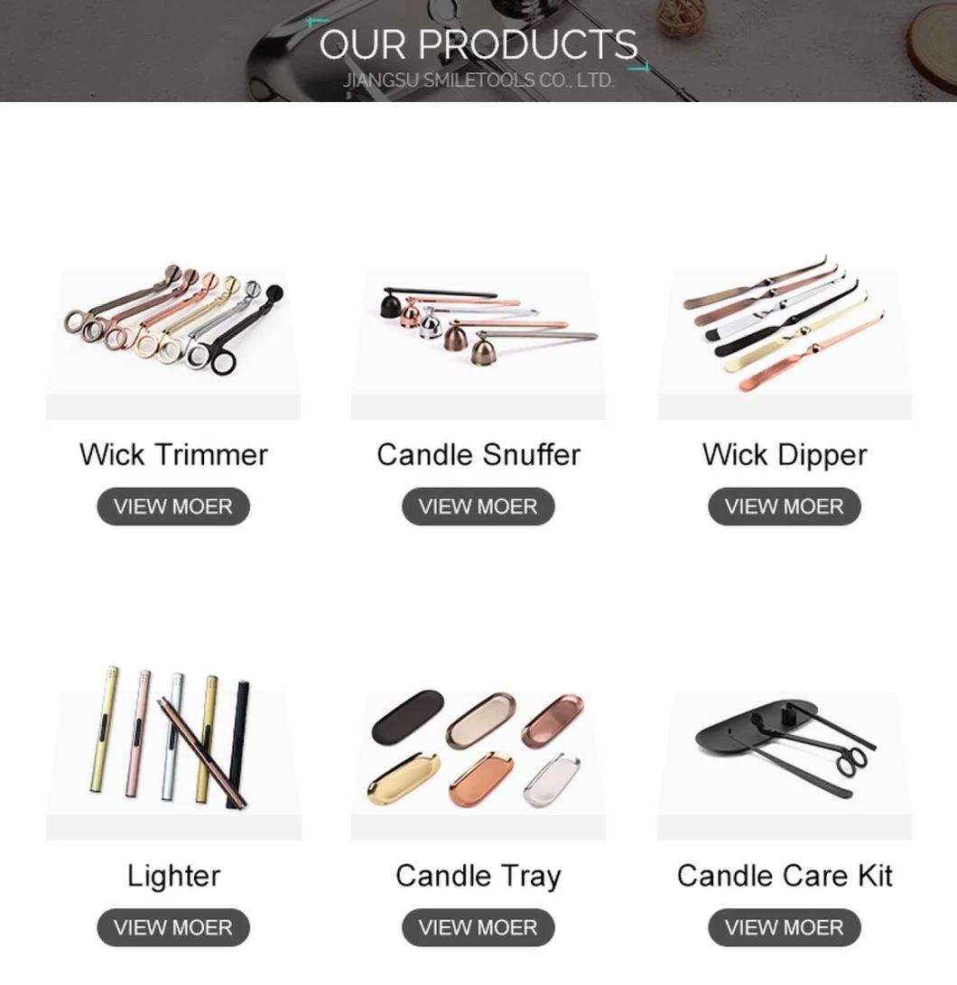 Wholesale Bulk Custom Lighter Snuffer Black Candle Tool Wick Trimmer
