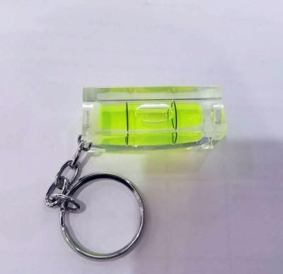 Promation Mini Bubble Level, Promotional Gift Mini Vial Level with Keychain