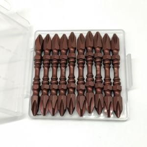 Hex Shank 65mm pH2 Power Bits Bronze Finish Screwdriver Bits