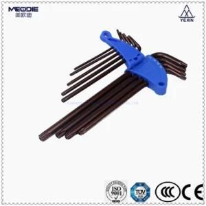 9PCS S2 Brown Finishing Torx Star Hex Allen Key /Wrench Set/ Star Allen Key Set /Allen Key Set Small Sizes