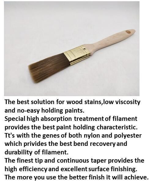 Long Wooden Handle Small Round Paint Brush