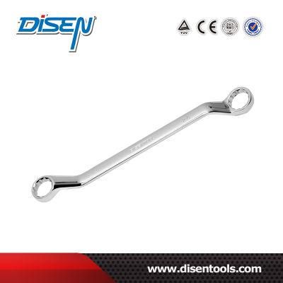 Fine Chrome Plating Double Ring Offset Spanner
