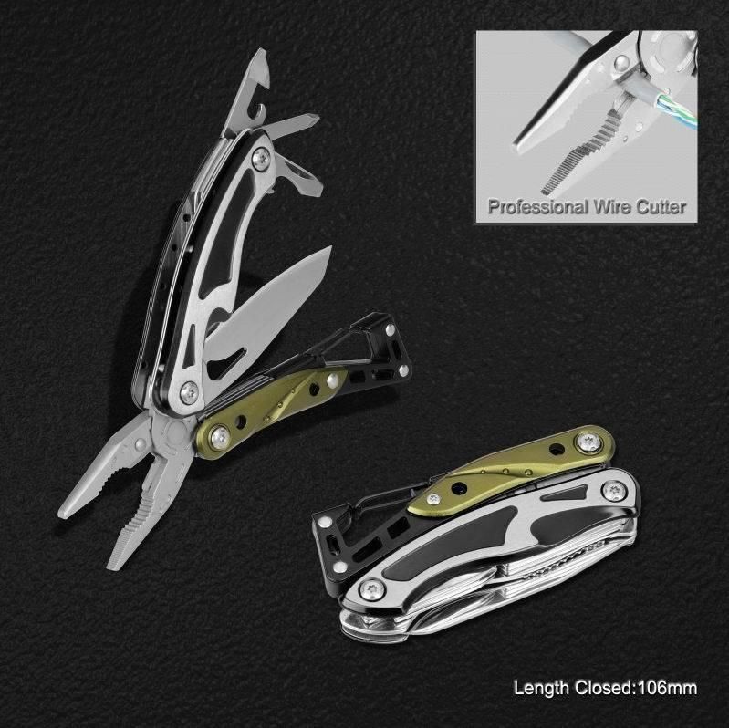 Top Quality Multitool Multi Function Pliers with Anodized Aluminum Handle (#8420)