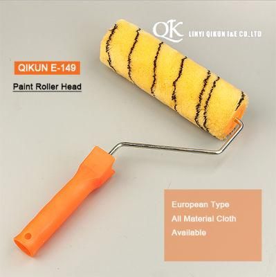 E-149 Hardware Decorate Paint Hardware Hand Tools Acrylic Polyester Mixed Yellow Double Strips Fabric Foam Paint Roller Brush