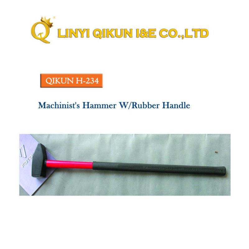 H-231 Construction Hardware Hand Tools Fiberglass Handle German Type Machinist′s Hammer