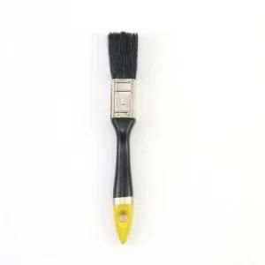 Black Brush Wire with Black Wooden Handle and Gold Tail Paint Brush