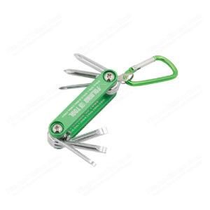 Cr-V 6PCS Aluminum Folding Wrench Set with Carabiner for Hand Tools