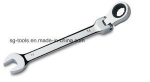 Combination Flexible Ratchet Wrench Galvanized and Chrome Plated