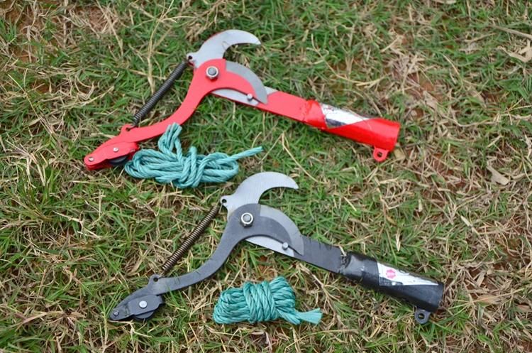 Pruning Saw Cutter Branch Extendable Scissors Fruit Tree Garden Trimmer Tool with Rope Wyz18395