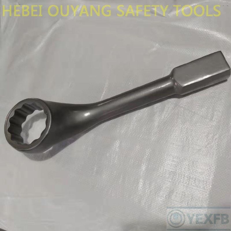40 Cr-V Steel Offset Slogging/Striking Ring Spanner/Wrench, 60 mm