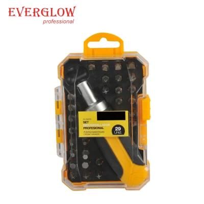 29PCS Quick Change Ratchet Screwdriver Bit Holder Set