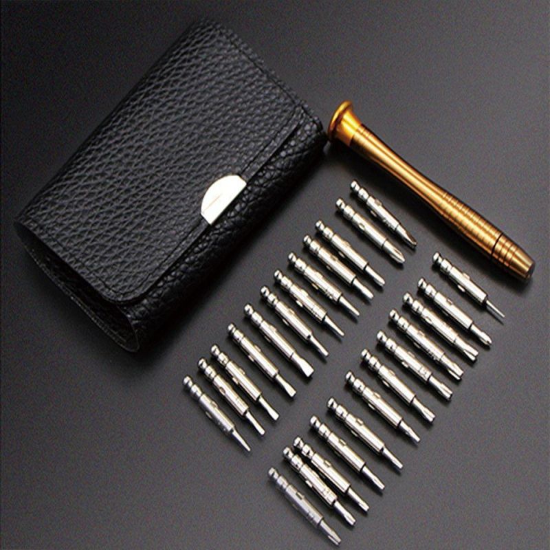 25 in One Precision Bit Combination Magnetic Multi-Functional Hand Toolbox Screw Driver Mechanic Tool Kit Box Set Professional Screwdriver