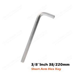 3/8&prime;&prime;inch 38/220mm Cr-V Short Arm Hex Key Wrench for Hand Tools Chromed