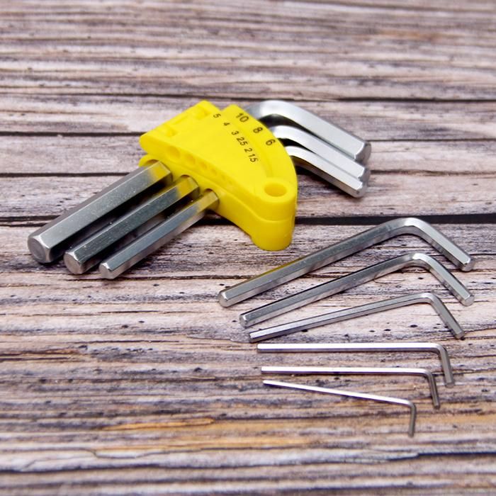 9 PCS Hexagonal Key Set Hex Key Set (extra long)