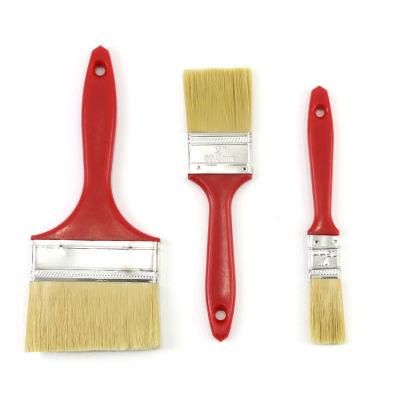 Hand Tool Plastic Handle Natural Bristle Rayon Paint Brush Different Color Size Customizable