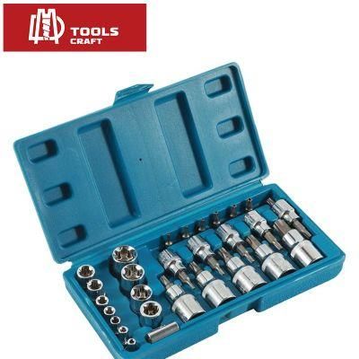 40 Piece Torx Star Spline Hex Socket Bit Set.